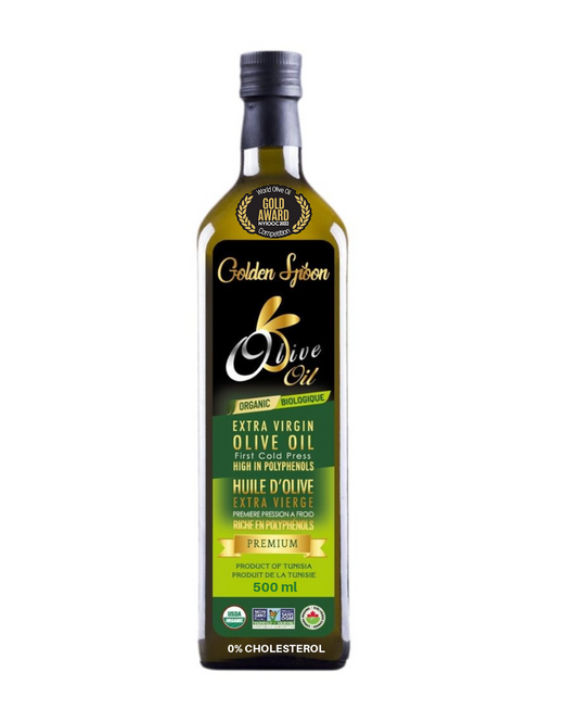 Organic Extra Virgin Olive Oil 500ml - Award winning - Goldenspoon Olive Oil