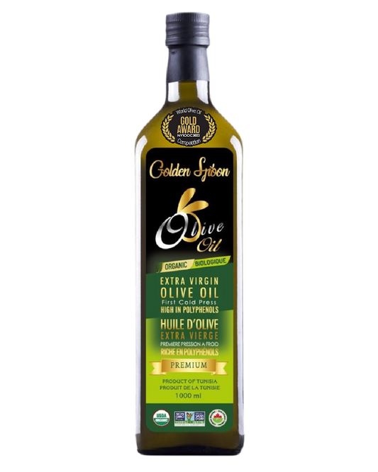 Organic Extra Virgin Olive Oil 1L - Award winning - Goldenspoon Olive Oil